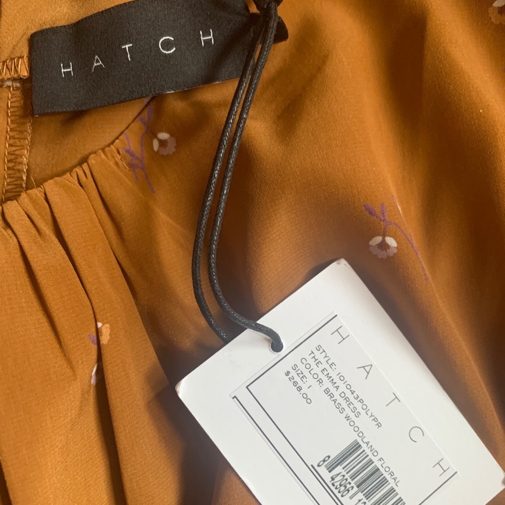 Hatch Collection The Emma Dress in Brass Floral